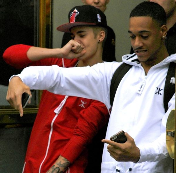 A punk in red pyjamas