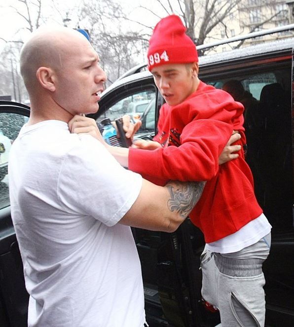 JB gets naked for grandma