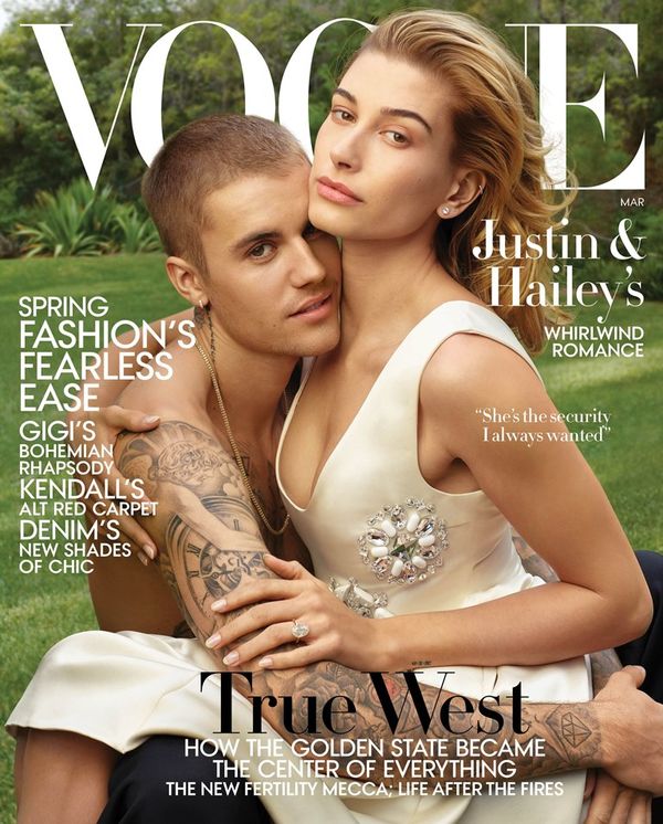The Biebers in Vogue
