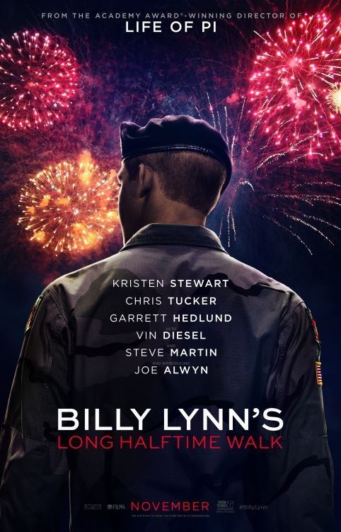 Ang Lee’s Billy Lynn’s Long Halftime Walk