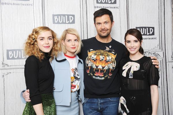 Kiernan Shipka and Emma Roberts in The Blackcoat’s Daughter