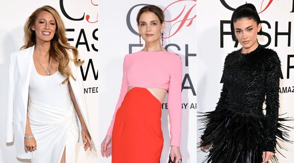 Katie and Blake and Kylie at the CFDAs