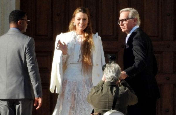 Blake Lively at work