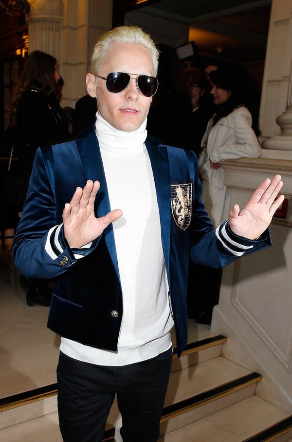 Jared Leto short…and bleached