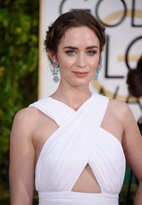 Emily Blunt: Globes Best Braid Crown