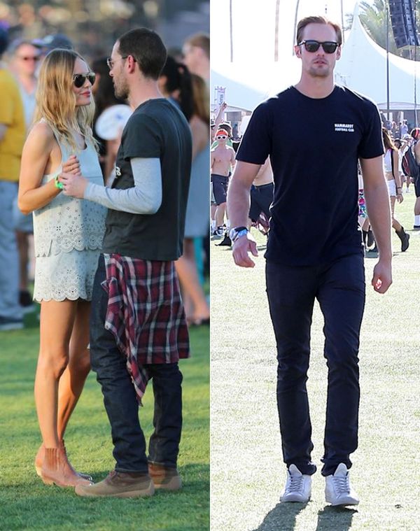 Exes at Coachella: Bosworth & Skarsgard