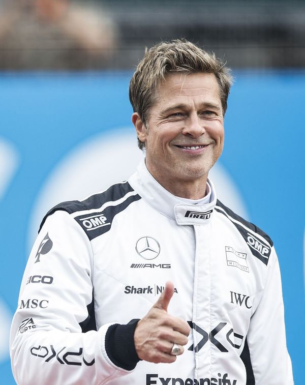 Brad Pitt in (delayed) solidarity