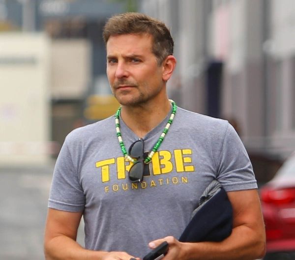 Bradley Cooper goes to yoga