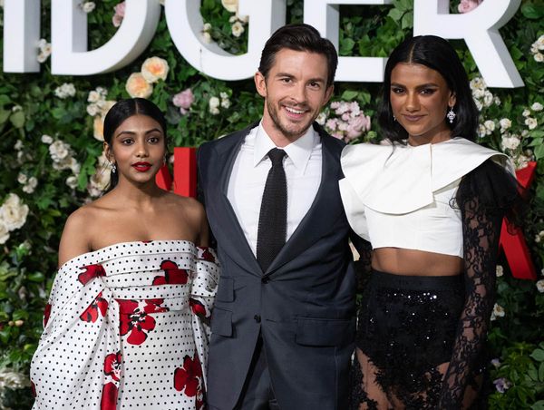 Bridgerton’s love triangle at the premiere