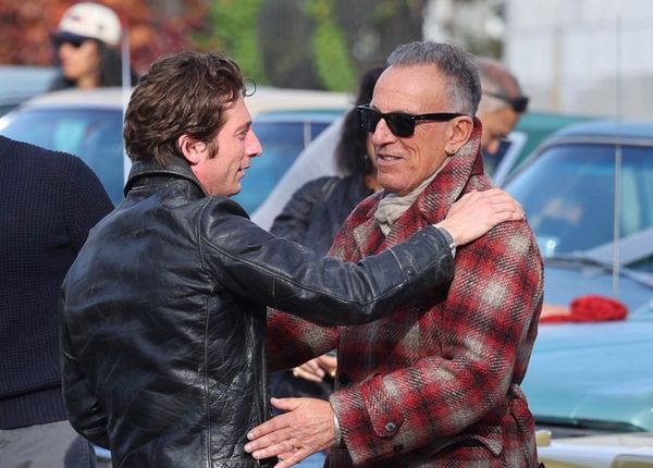 JAW and The Boss on set