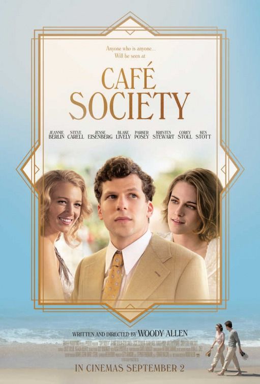 Kristen Stewart and Jesse Eisenberg in Café Society
