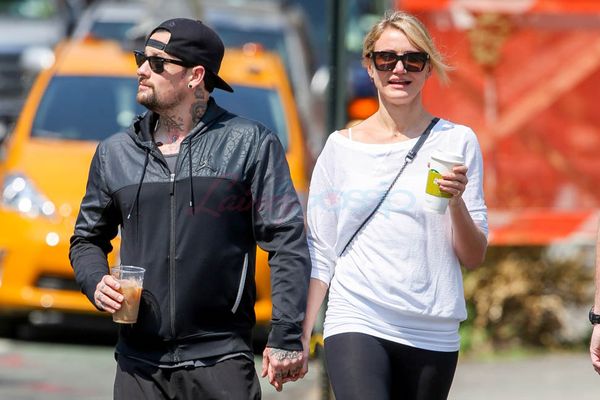 Cam & Benji holding hands