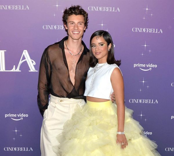 Camila and Shawn at the premiere