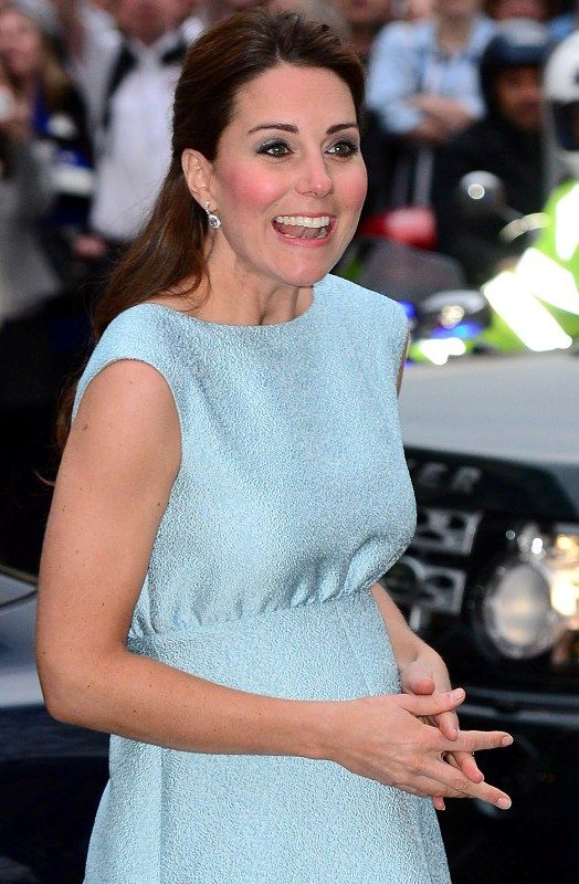 The pregnant Princess’s empire waist