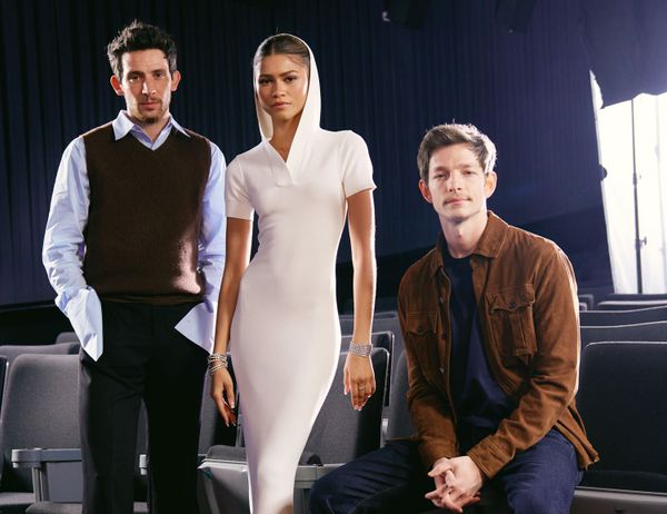 Zendaya and her little white boys in Challengers