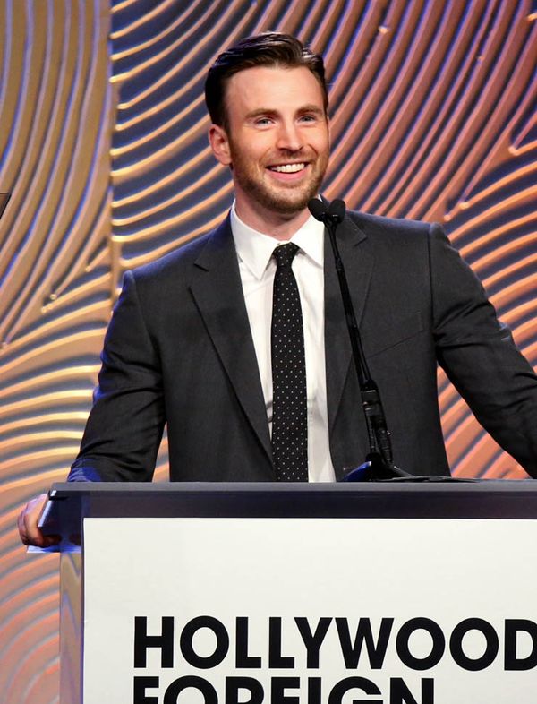 Beardy Chris Evans returns