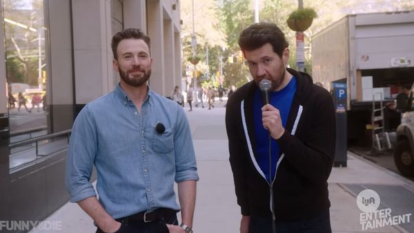Chris Evans joins Billy on the Street
