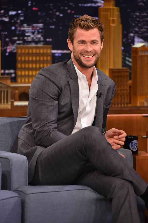 Chris Hemsworth gets wet for you