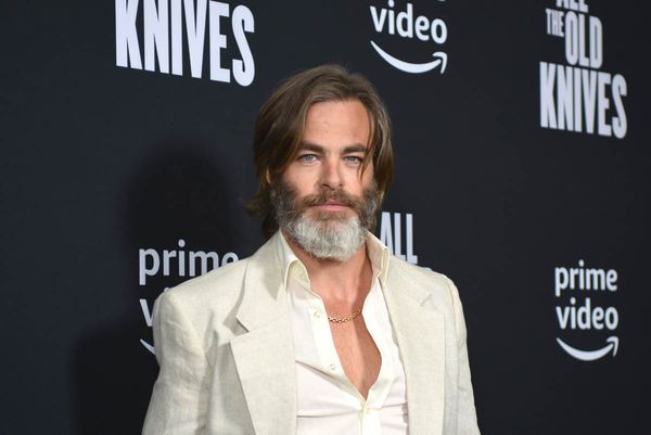 Chris Pine’s open shirt