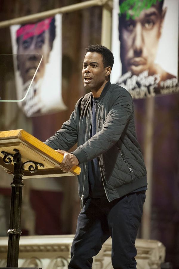 Chris Rock plays it close