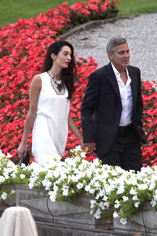 George & Amal pre-wedding Como