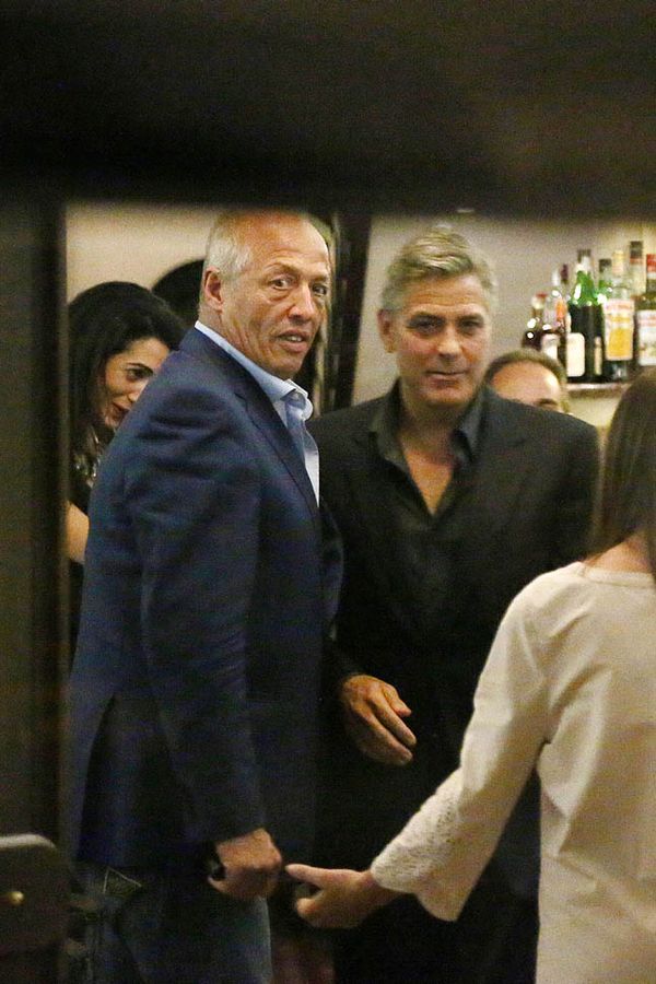 Amal and George: family time in Como