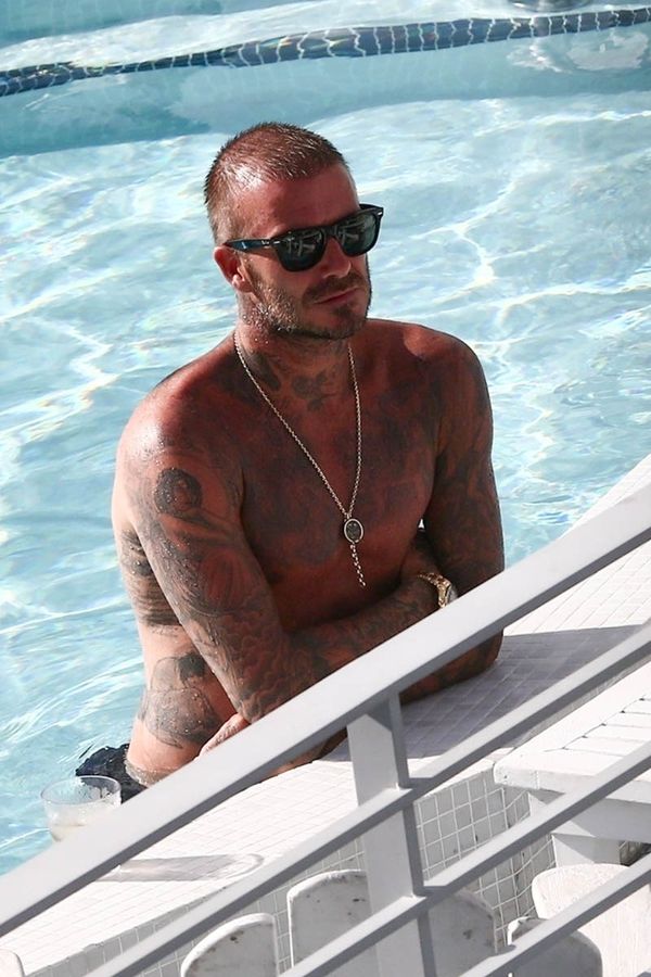 The Beckhams go back to work