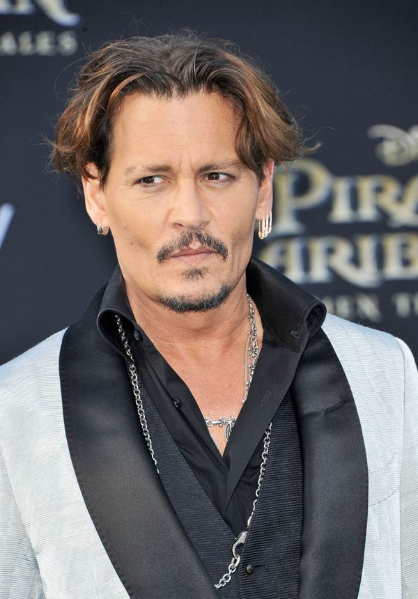 Johnny Depp on the hustle