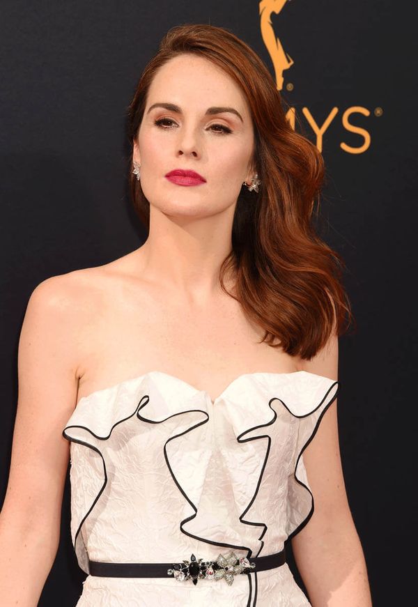 Michelle Dockery wore a sketch to the Emmys