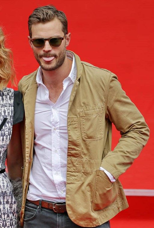 Jamie Dornan’s tongue