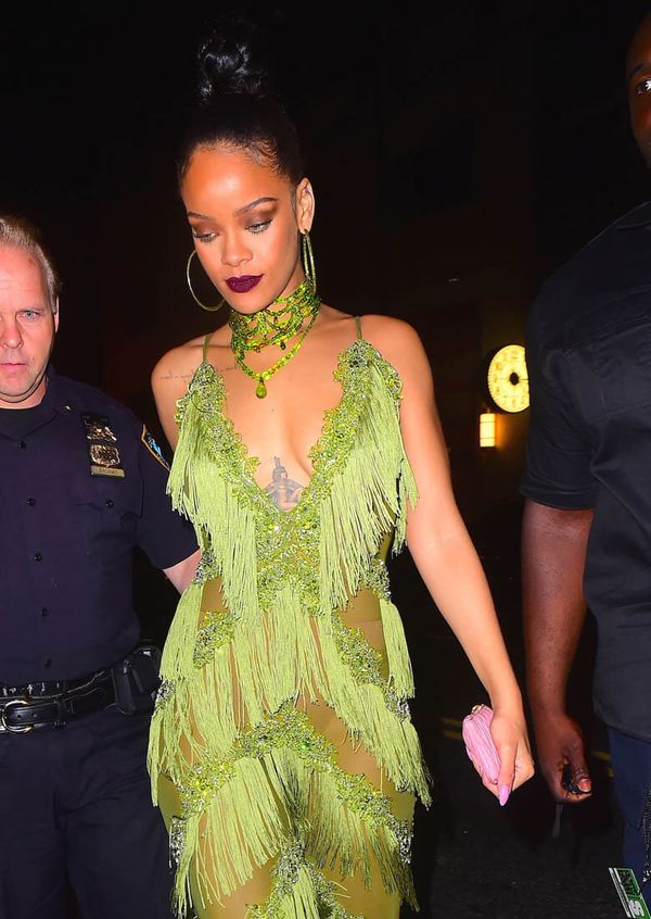 Rihanna & Drake after the prom