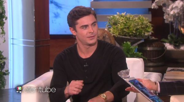 Zac Efron is sorry in leather pants