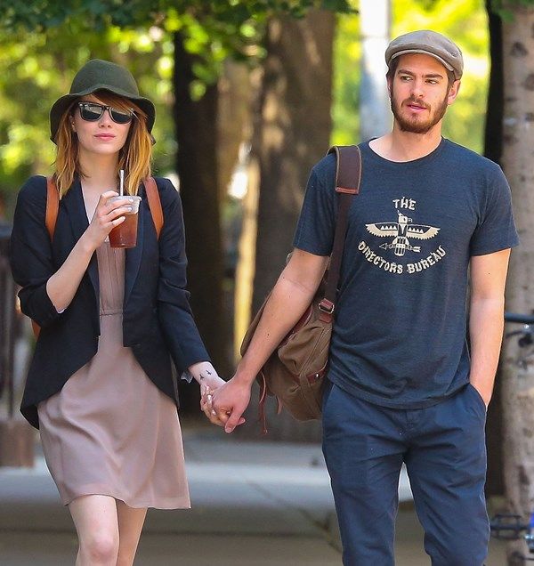 Emma & Andrew holding hands