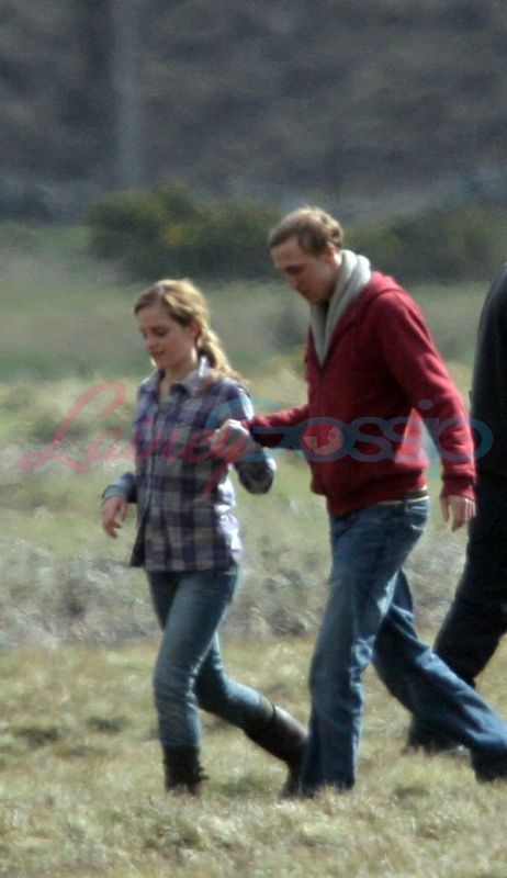 Harry & Hermione on location!