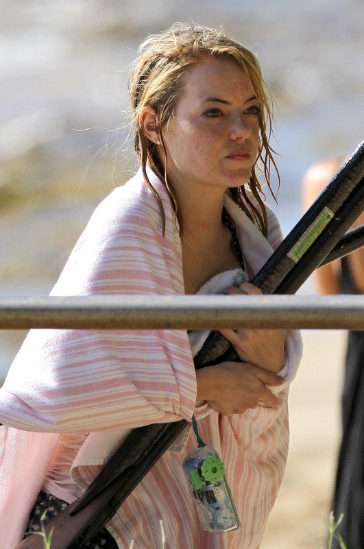 Emma in the water and a new trailer