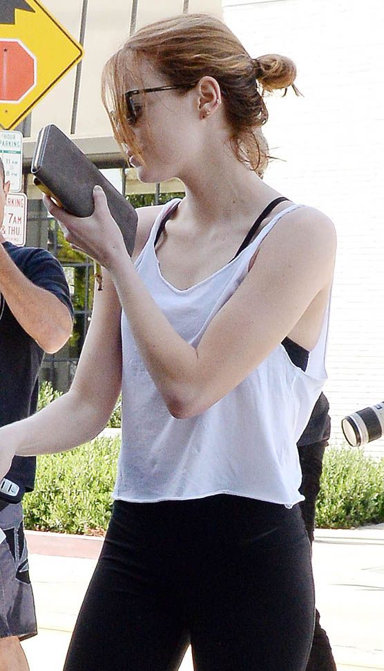 Emma’s pre-Cannes yoga