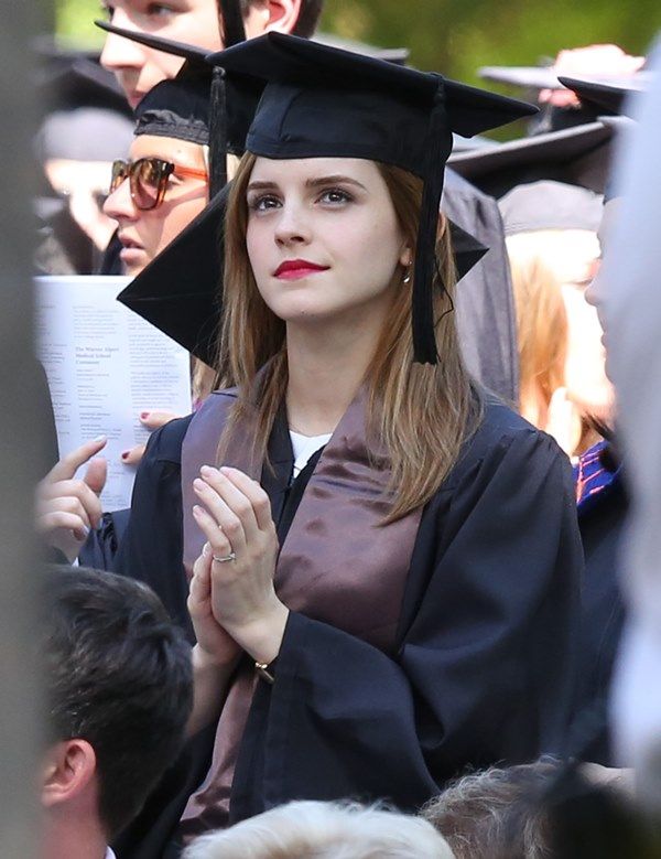 Emma Watson graduates
