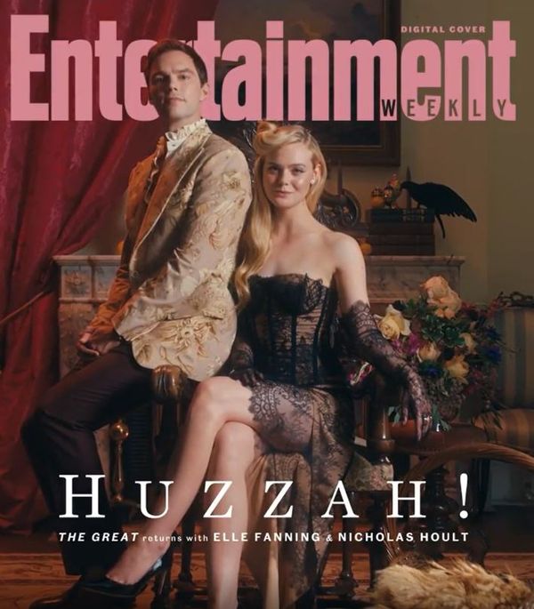 Nicholas Hoult and Elle Fanning are cheerfully antagonistic