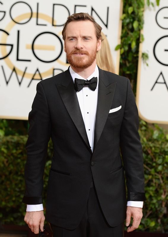 Michael Fassbender: Globes Ginger Beard