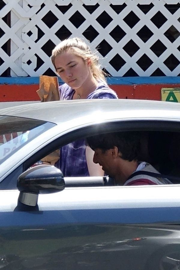 Florence Pugh defends her relationship