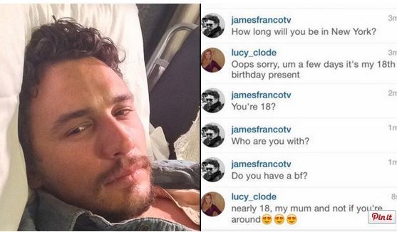 Celebrities and social media: James Franco edition