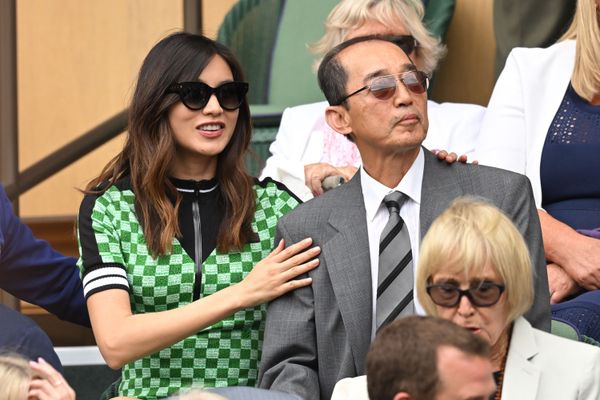 Gemma Chan treats her dad