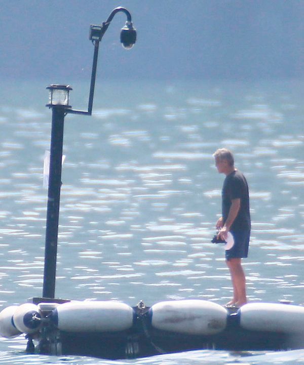 Amal & George: wedding guests, wedding dress