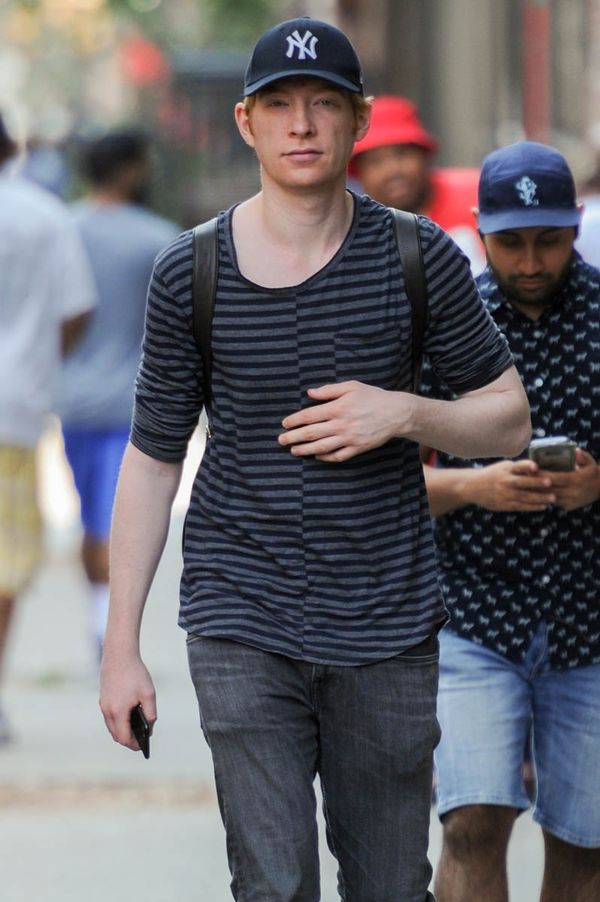 Domhnall Gleeson out for a walk