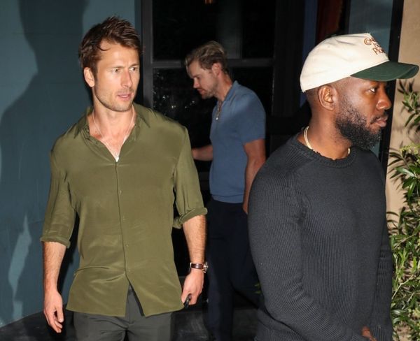 Glen Powell’s birthday friend group