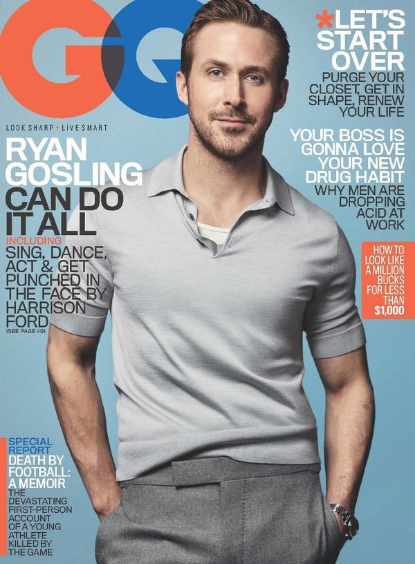 Gosling covers GQ