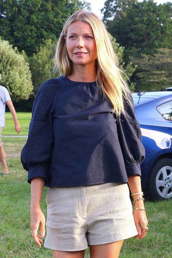 Gwyneth’s shoes and books