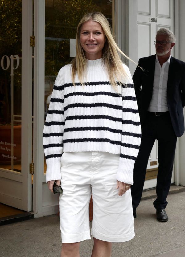 Gwyneth in stripes