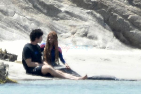 Halle Bailey on the beach