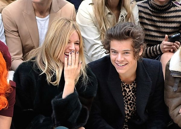 Harry in leopard print